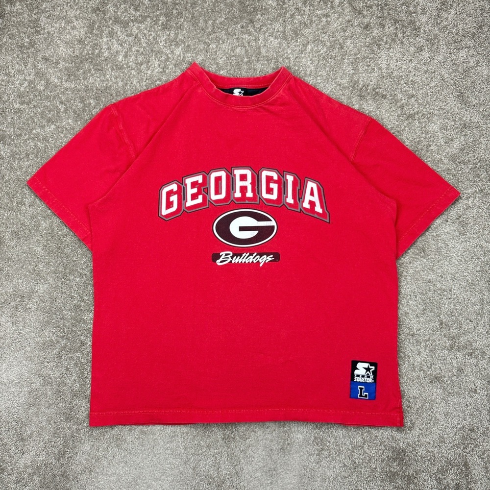 Vintage‎ Y2K Starter Georgia Bulldogs T Shirt Large